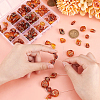   99Pcs 12 Style Imitation Amber Transparent Acrylic Beads MACR-PH0001-69-3