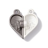 Love Heart Alloy Magnetic Clasps FIND-C013-01A-2