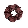 Solid Color Slick Cloth Ponytail Scrunchy Hair Ties PW-WG0966B-11-1