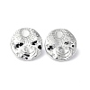 Tarnish Resistant 304 Stainless Steel Sun with Moon Stud Earrings for Women EJEW-F300-06P-1