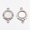 Tibetan Style Link Cabochon Bezel Settings LS-TIBEP-0578-S-FF-1