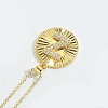Brass Micro Pave Cubic Zirconia Necklaces FS-WG1D774-26-1