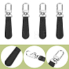 8Pcs PU Leather Zipper Pulls for Handbags Luggage and Jacket FIND-CL0002-09B-6