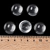 Transparent Half Round Glass Cabochons X-GGLA-R027-20mm-5