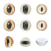 Glass Cat Eye Decorative Eye Piece DIY-WH0671-559C-1