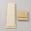 Bamboo Necklace Organizer Display Stands NDIS-WH0009-21A-2