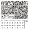 Removable Zinc Alloy Snap Button Sets TOOL-WH0059-126A-1