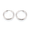 304 Stainless Steel Hoop Earrings EJEW-T048-24D-P-1