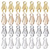 200Pcs 4 Colors Alloy Ice Pick Pinch Bails FIND-SC0006-12-1