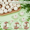 30Pcs Natural Unfinished Wood Beads WOOD-PA0001-59-6