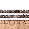 Ombre Effect Dyed Crackle Glass Beads Strands GLAA-Q106-01A-B30-5