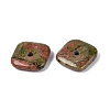 Natural Unakite Pendants G-Q602-02C-2