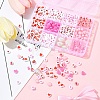385Pcs Valentine's Day Theme Opaque/Transparent Acrylic Beads MACR-FS0001-93-7