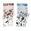 PET Plastic Picture Stickers DIY-TA0015-86-1