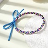 Adjustable Polyester Cord Braided Friendship Bracelets FB-CBA27E8-02B-2