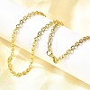3MM 202 Stainless Steel Cable Chain Necklaces NJEW-C097-03G-1