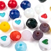 DIY Colorful Glass Beads Jewelry Making Kit DIY-FS0002-14-4