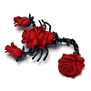 Rose Flower Scorpion Brooches PW-WGD728C-02-1