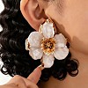 Alloy & Enamel Stud Earrings FS-WG16B62-03-1