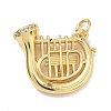 Brass Micro Pave Clear Cubic Zirconia Pendants KK-D289-01G-05-1