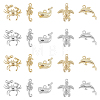 20Pcs 10 Style Rack Plating Alloy Charms FIND-FH0007-48-1