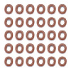 Opaque Acrylic European Beads OACR-TAC0019-006O-2