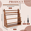 4-Tier Pine Wood Bracelet Organizer Display Riser Stands BDIS-WH0021-002-2
