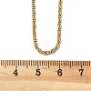 304 Stainless Steel Lumachina Chain Necklaces NJEW-F248-17A-G-2