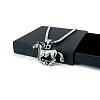 Stainless Steel Running Horse Pendant Necklaces for Men UC4254-1