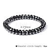 Synthetic Non-magnetic Hematite Beads Stretch Bracelets for Men RL7655-23-1