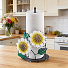 Iron Desktop Tissue Storage Holder AJEW-WH0709-274-4