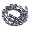 Transparent Crackle Glass Beads Strands GLAA-S192-B-010I-2