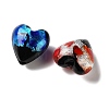 Handmade Foil Glass Beads LAMP-F045-01-2