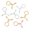 7Pcs Ring Brass Toggle Clasps KK-TADJ0001-21-2