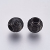 316 Surgical Stainless Steel European Beads STAS-F195-128B-02-2