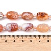 Natural Fire Crackle Agate Beads Strands G-K393-G01-10x14-5