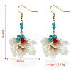 Handmade Iron Acrylic Dangle Earrings for Women GE3753-4-2