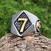 Punk Style 316L Stainless Steel Finger Rings for Men FS-WG96F45-08-1