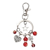 Alloy & Glass Keychains KEYC-YW00303-03-1