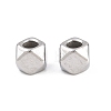 Irregular 304 Stainless Steel Beads STAS-D394-03O-P-1