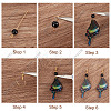 DIY Butterfly Wing Earring Making Kit DIY-SC0020-95-4