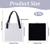 PU Leather Jewelry Set Drawer Boxes with Sponge Inside and Texture Paper Jewelry Tote Bags ABAG-CL0001-66A-2