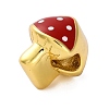 Brass Enamel European Beads KK-Z081-02-2