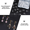 100Pcs 4 Style Resin Clip-on Earring Findings FIND-AR0002-50-4