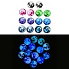 Fluorescent Glass Cabochons GGLA-T004-13-3