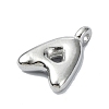 304 Stainless Steel Alphabet Pendants STAS-U033-02P-3