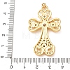 Brass Micro Pave Cubic Zirconia Pendants CU-CBA2F11-17G-01-3