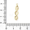 Brass Micro Pave Cubic Zirconia Pendants KK-C254-06A-G-3