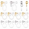20Pcs 2 Colors 304 Stainless Steel Clip-on Earring Component STAS-SC0004-29-1