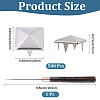 Square Iron Studs Rivets IFIN-CL0001-15-2